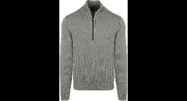 BOSS Kanobix Half Zip Trui Groen - Maat XL - Heren - Quarter zip