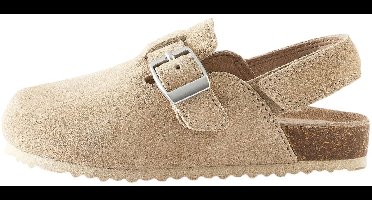 Next Leren clogs