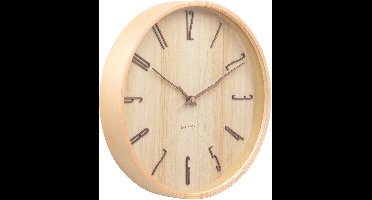 Karlsson - Wall Clock Rama - Bruin - Ø30cm