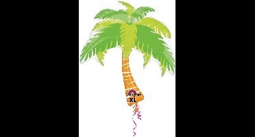 Folie Ballon Palmboom 70cm (plat)