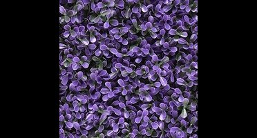 Buitengewoon de boet - Kunstplanten mat 50x50 cm pittoso paars