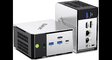 Mini PC – Mini Computer – Compact Pc – Kleine Desktop – Krachtige PC – AMD Ryzen 5 PRO 6650H – 16GB RAM & 512GB NVMe SSD