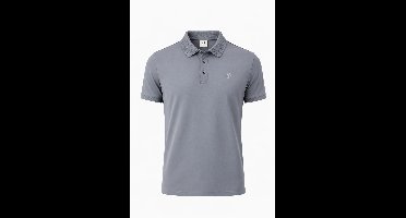 Mario Russo Polo shirt Vittorio Button-Up - Polo Shirt Heren - Poloshirts heren - Katoen - RAF Blauw