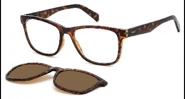 Leesbril Polaroid PLD0030 Met Zonneclip-Havanna -+1.50