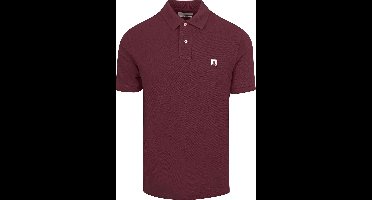 King Essentials The Rene Poloshirt Burgundy - Maat XL - Heren - Polo shirt Heren met Korte mouw