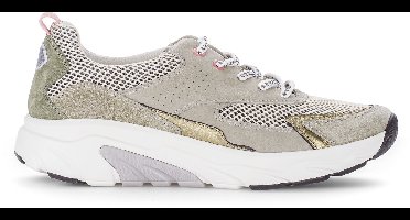 GABOR ROLLINGSOFT DAMES SNEAKERS BEIGE 86.935.34 VEL/MESH/PERL/CERVO-OASI/CREME/VANILLA maat 38.5