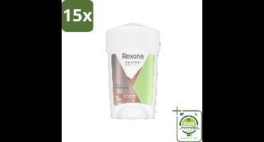 15 x Rexona Deodorant Stick Cream Maximum Protection Sport Strength 45 ml - Grootverpakking - Anti-zweet - Sportanti-zweet - Anti-geur - Zweetvermindering - Sportverzorging
