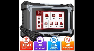 Auto Diagnose Tool – OBD2 Scanner – Foutcode Reader – Systeemdiagnose – Bidirectionele Controle – 5-Inch Touchscreen – WiFi Updates