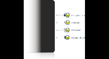 BROTECT - privacy screenprotector voor Nokia 3.4 - Folie Beschermfolie Blauwlichtfilter 2 Stuks