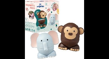 Magimals Wibbly Wobbly Safari |magnetisch speelgoed| baby speelgoed| speelgoed 1 jaar/2jaar/3jaar| speelgoed jongens en meisjes| badspeelgoed| dierenspeelgoed