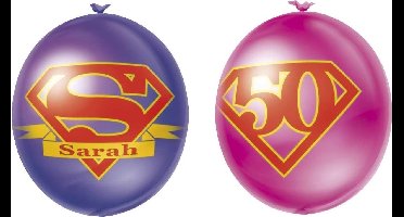 Ballon Super Sarah 10 stuks