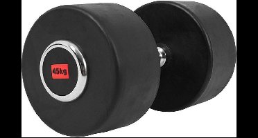 Gorilla Sports Dumbell - Vaste Halter - Gietijzer met Rubber coating - 45 kg