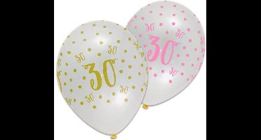 Witbaard - Ballonnen - 30 Jaar - 6st.