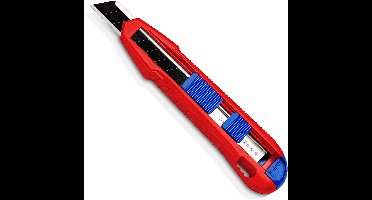 Knipex CutiX Mes, universeel 'Stanleymes' met los verstelbare 'bladrug' werkt erg mooi!