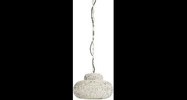 Light & Living Hanglamp Piedra - Wit - Ø35cm - Modern - Hanglampen Eetkamer, Slaapkamer, Woonkamer