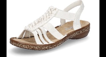 Rieker Dames Sandaal - 62809-60 Offwhite - Maat 37