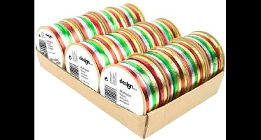 Sierlint ig glitter/pearlized 6x5m | 12 stuks