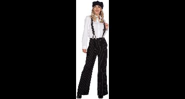 Roaring 20s Krijtstreep Broek Vrouw