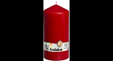Bolsius - Stompkaars - 200/98 - 1 Stuk - Wijnrood