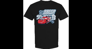 Disney - Cars Speed Counts Heren T-shirt - XL - Zwart