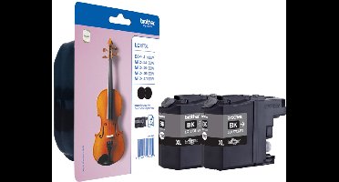 Brother LC-127XL - Inktcartridge / Zwart / Hoge Capaciteit / 2-pack
