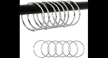 Te openen gordijnringen / douchegordijnringen 30 st