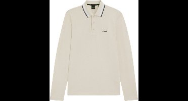 Boss Heren Polo Wit 50536609/133 Plisy