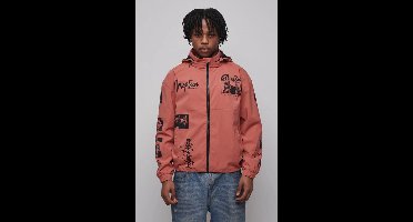 Naruto Shippuden Heren Windbreaker - rood - XL