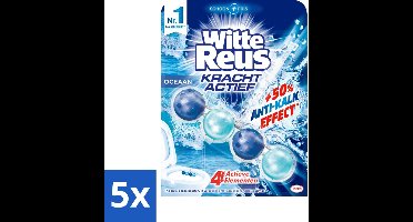 Witte Reus - Kracht Actief Toiletblok - Oceaan - 1 Toiletblok - Bulkverpakking - 5 stuks