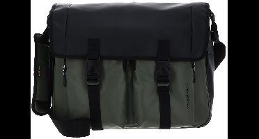 MANDARINA DUCK schoudertas Eco Coated Messenger Bag Pine Green veelkleurig