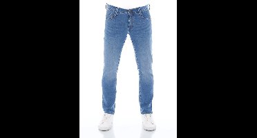 Mustang Heren Jeans Broeken Real X Oregon tapered Fit Blauw Volwassenen