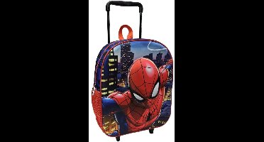 Spiderman 3D Trolley Rugzak – Kinder Trolley 32x26x11 cm