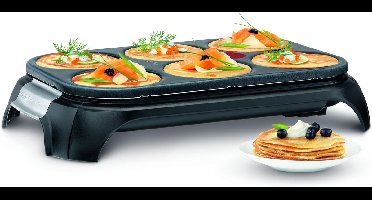 Tefal Crep'party PY558813 - Inox & Design - Pannekoekenplaat - 6 personen