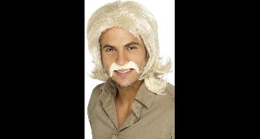 Blonde jaren 70 pruik voor heren - Verkleedpruik - One size