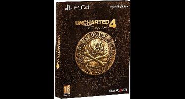 Uncharted 4: A Thief's End - PS4 - EN/FR/PT/AR Bundle Cover. Afspeelbaar in het Engels