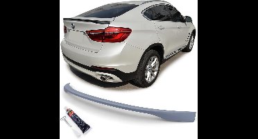 Achterklep Spoiler voor Bmw X6 F16 M Performance Optiek Styling Primer