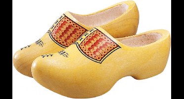 Gevavi Houten Klomp Motief Vv Blank - Klompen - 32.5