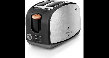 Arzum Altro Broodrooster AR2014-0100 | Zwart/RVS - Broodrooster - 2 Sneden - 8 Toasting Levels - 900W