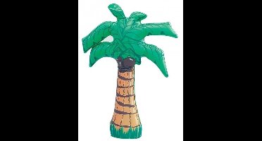 Rubies Opblaasbare decoratie palmboom - 6x - kunststof pvc - groen - H45 cm