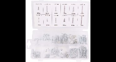 Benson Houtschroeven set - 120 delig - PH-kruiskop - Diverse maten - Assortimentsdoos