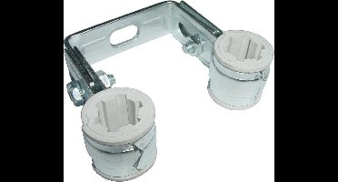 Riko Cv-Beugel Dubbel Verz.+Inlage 15Mm