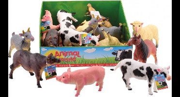 Johntoy Animal World Varken 20 Cm Roze