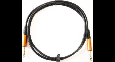 Fame Dual Shielded Cable [S/S] 1m (Black) - Gitaarkabel