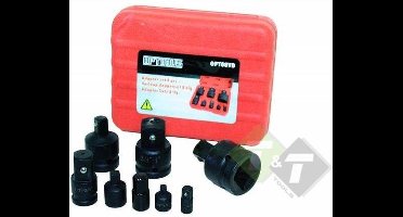 Verloopdoppen, Dopverloop kracht, verloop, adaptor 8 delig