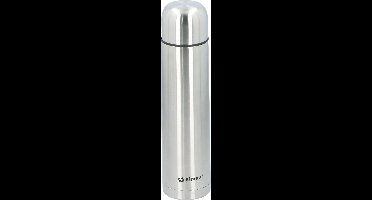 Alpina Thermosfles - Dubbelwandig - 1000 ml - Incl. Beker - Roestvrij Staal