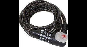 M-Wave - Kabelslot - 150 cm - Zwart