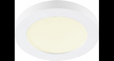 IP44 Inbouwspot Sanna met Philips HUE White - inbouwspot - Wit - rond - voor badkamer / overkapping / buiten - IP44 - GU10 - Buitendiameter: 80MM - boorgat: 60-73MM - min. Inbouwdiepte: 60MM