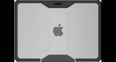 Case geschikt voor Apple MacBook Air 13 (2022) - UAG - Plyo Serie - Hardcover - Zwart - Geschikt voor Apple MacBook Air 13 (2022) Cover