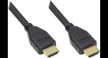 HDMI kabel - versie 2.0 (4K 60Hz + HDR) - CU koper aders / zwart - 2 meter