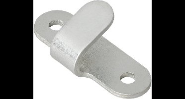 ProPlus Gebogen touwhaak - verzinkt metaal - 65x27 mm - duurzaam en roestbestendig